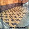 Тротуарная плитка Английский булыжник, коричневый