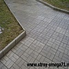 Тротуарная плитка 8 кирпичей, коричневая